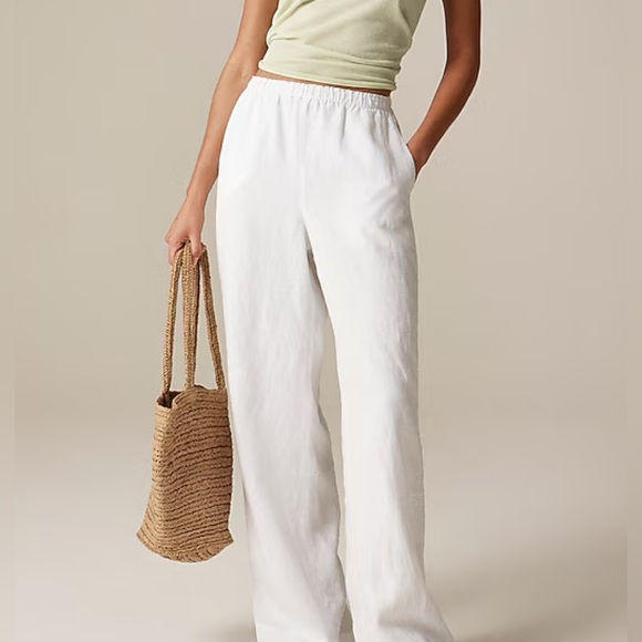 J. Crew Pants - J.Crew Stratus pant in linen NWT Size L